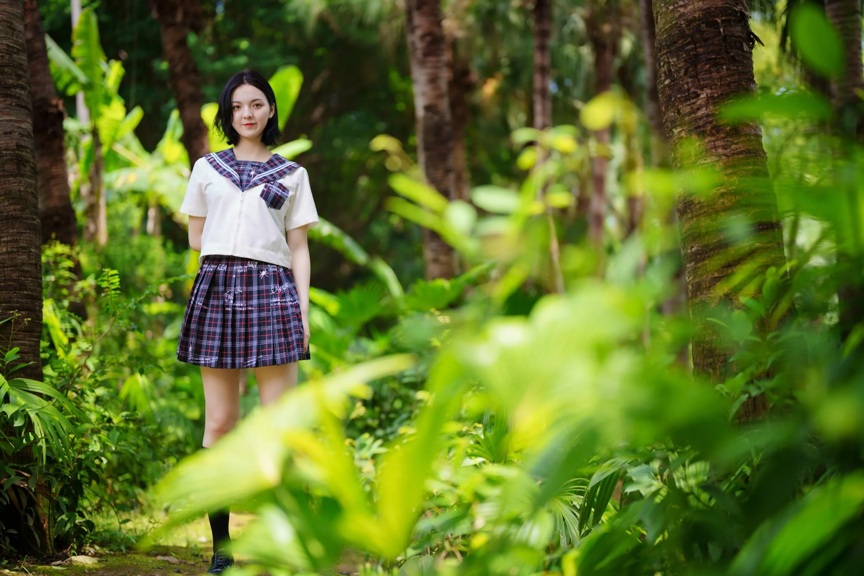 [YITUYU艺图语]2021.11.12 花田里的JK少女 dudu [51P]插图2